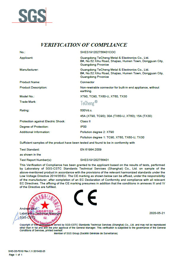 The CE certification